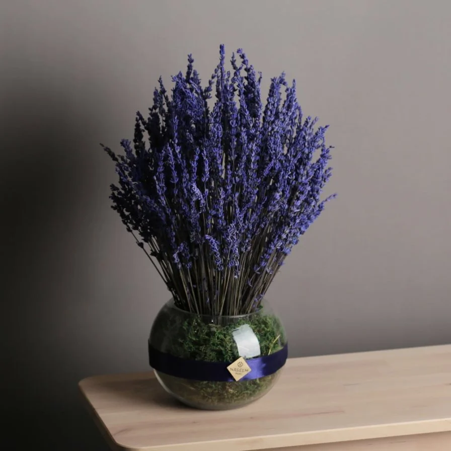 Lavender vase