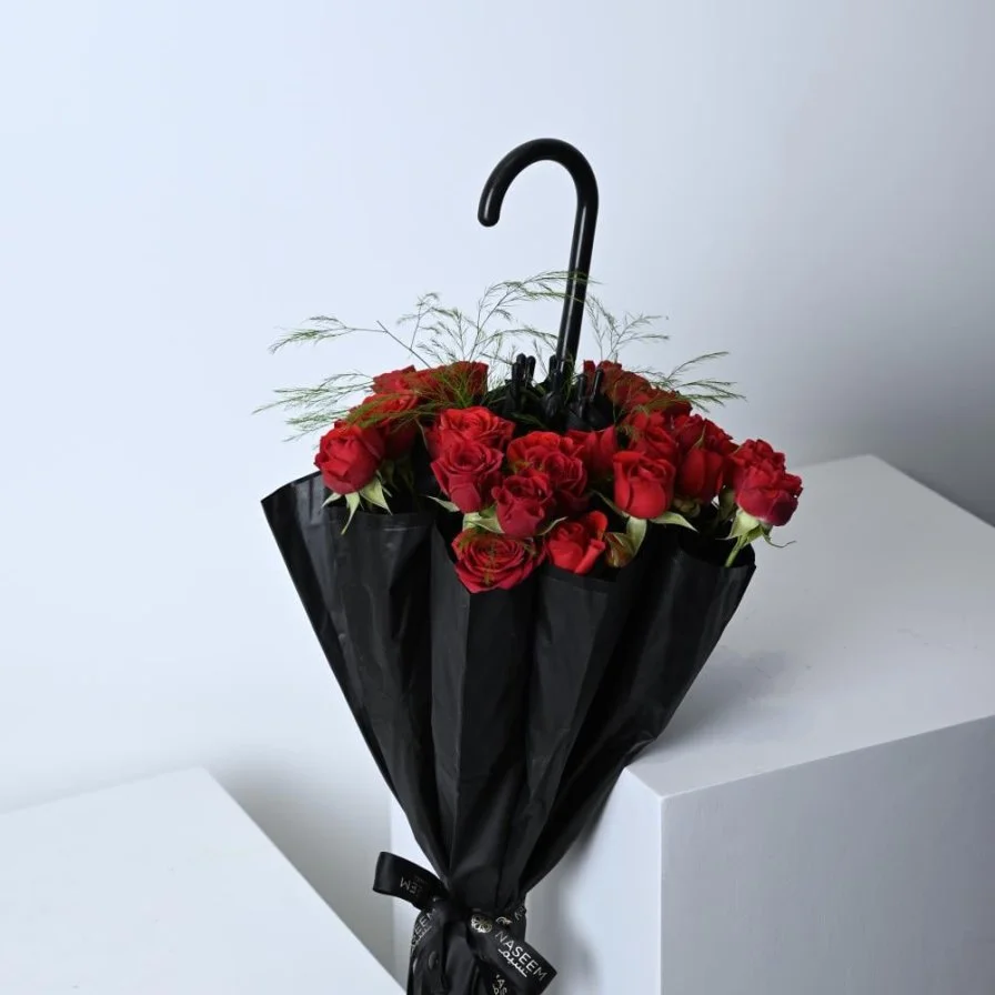 Black Umbrella | In the rain