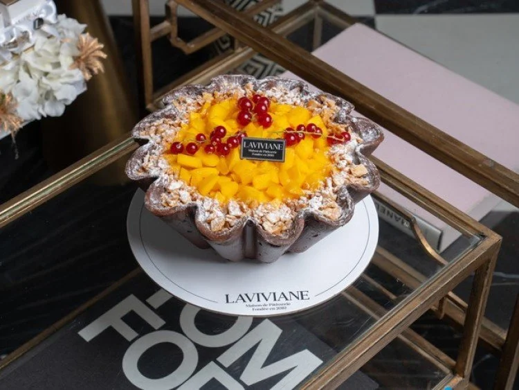 Mango Cream Brulee Cake | Laviviane