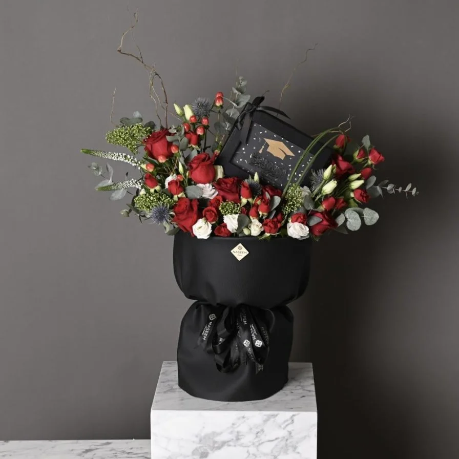 Graduation Joy Bouquet with Bostani Chocolate