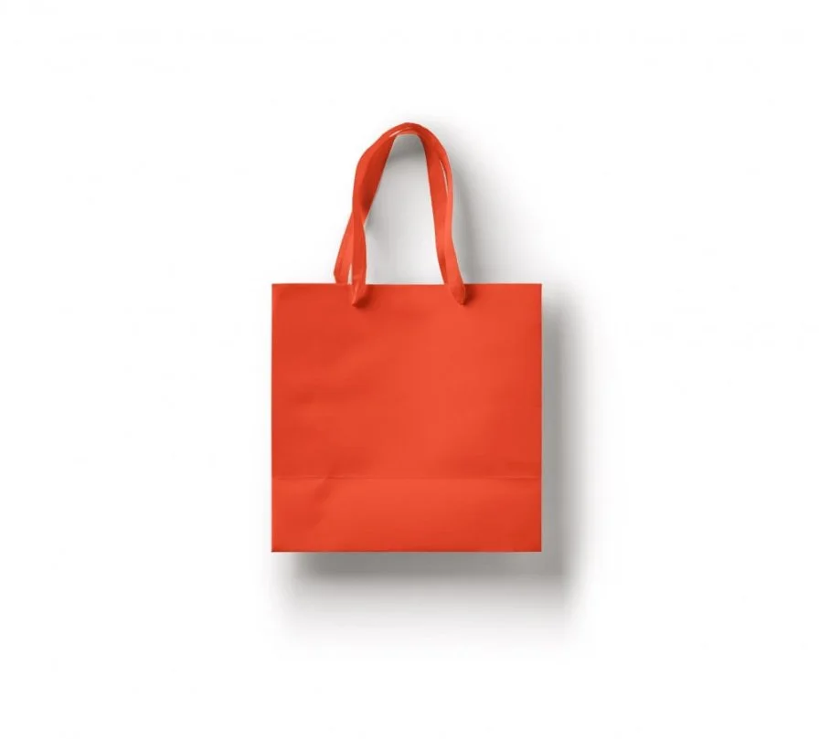 Red gift bag, size 30*30 cm