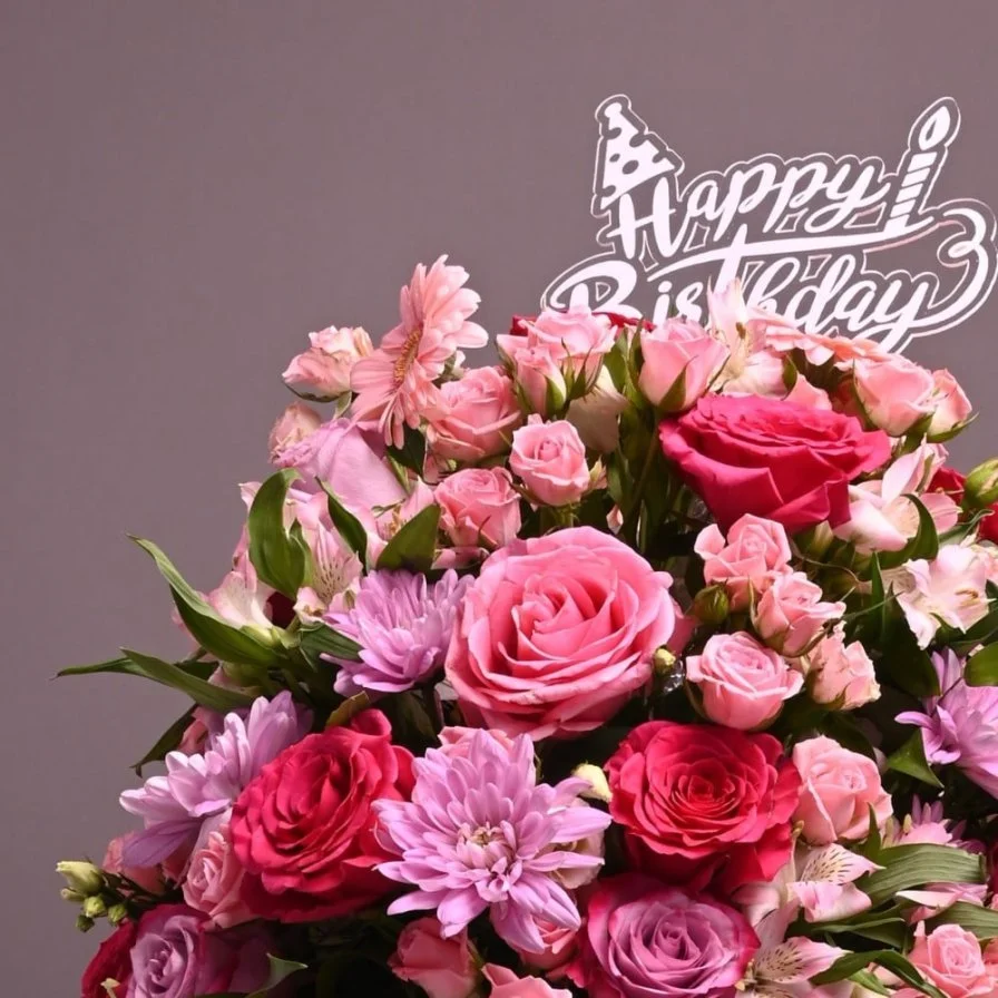 A flower vase for your birthday