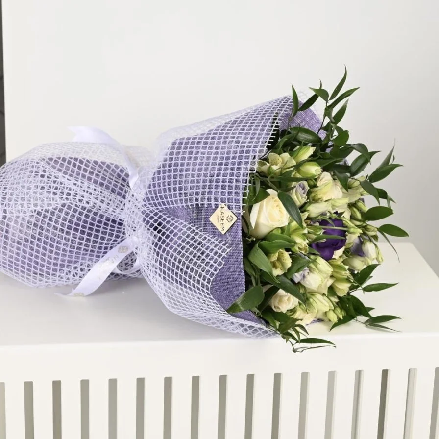Purple flower bouquet