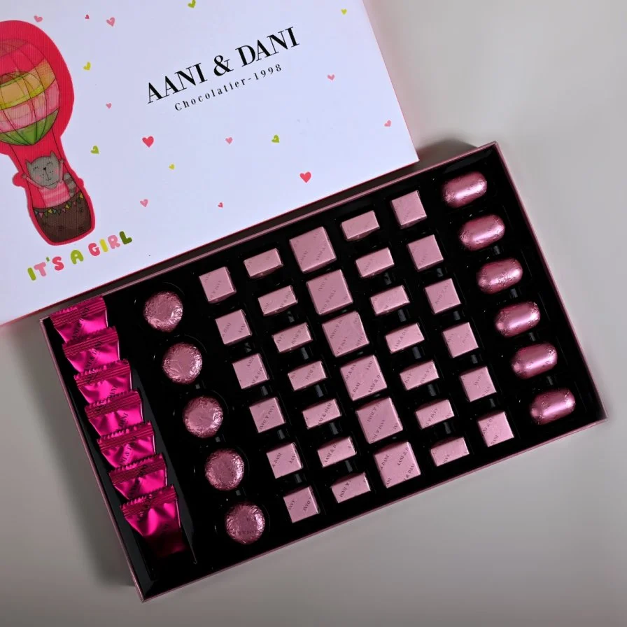 بوكس شوكولا مواليد مشكل بينك | آني و داني