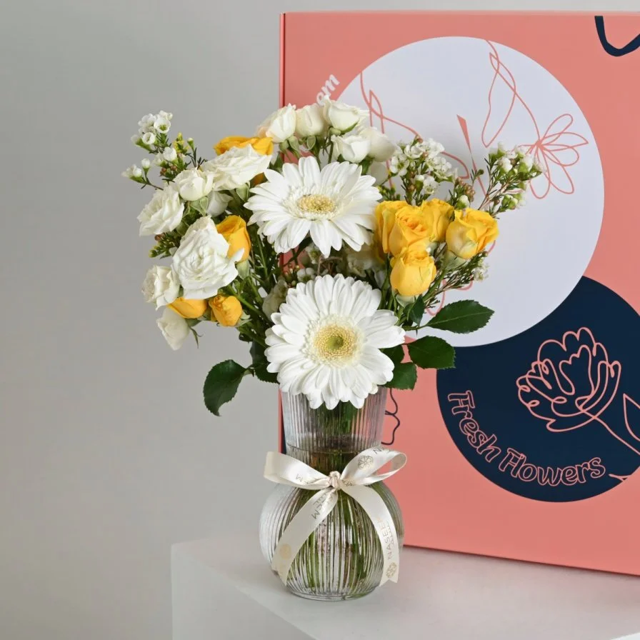 Box arrangement | Yellow Flower