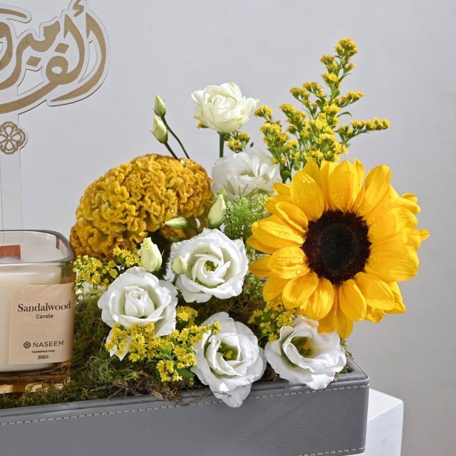 هدية المعطرات بالورد الأصفر