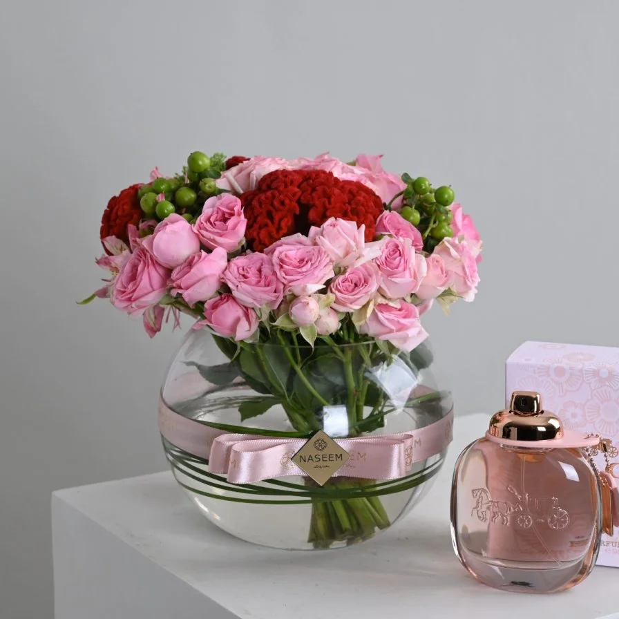 عطر كوتش فلورال مع فازة ورد ( نسائي )