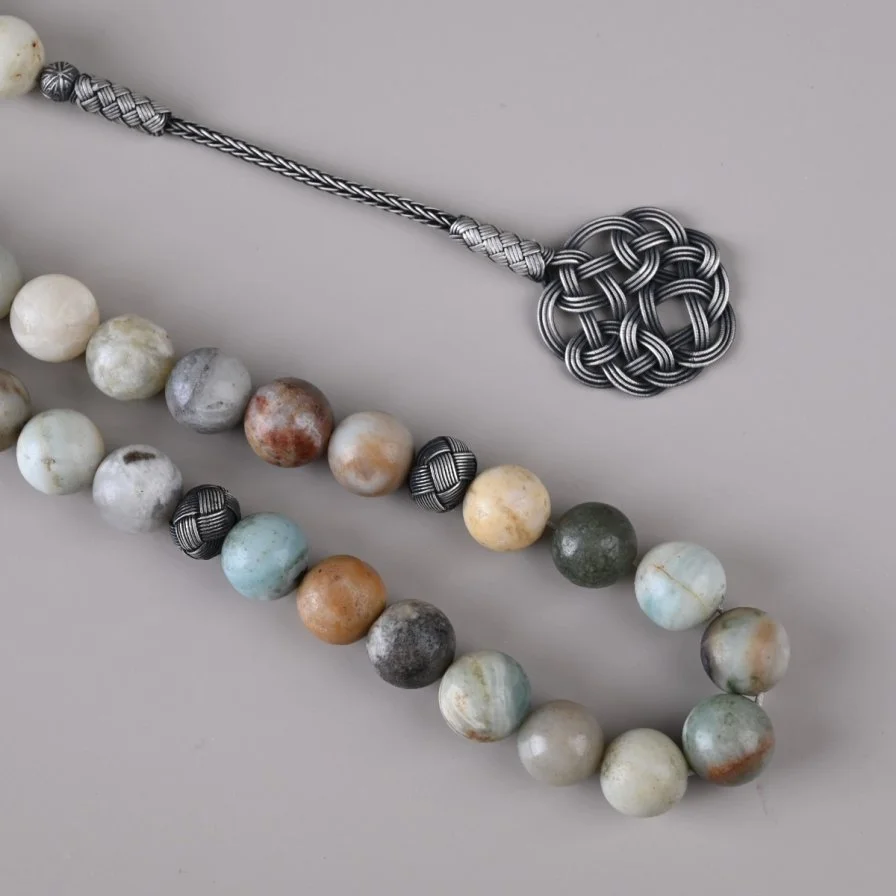 سبحة عقيق هندي مشجر | لباب