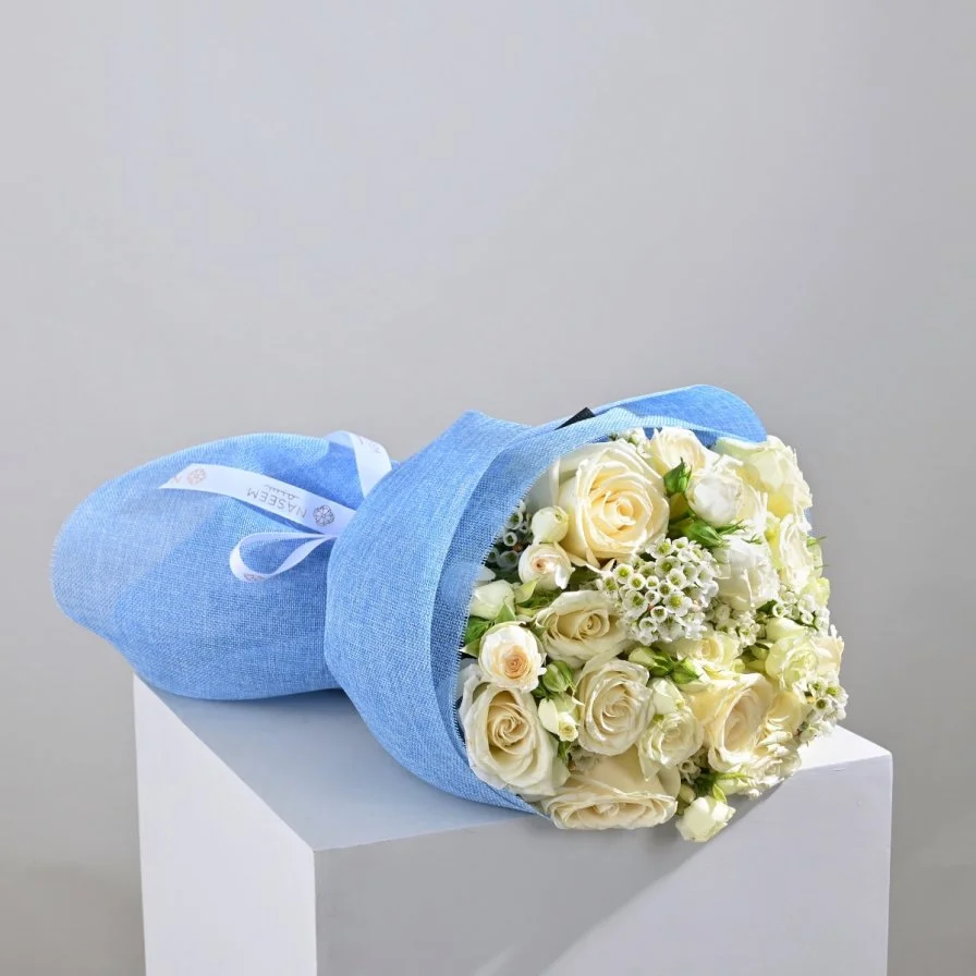 Calm roses bouquet