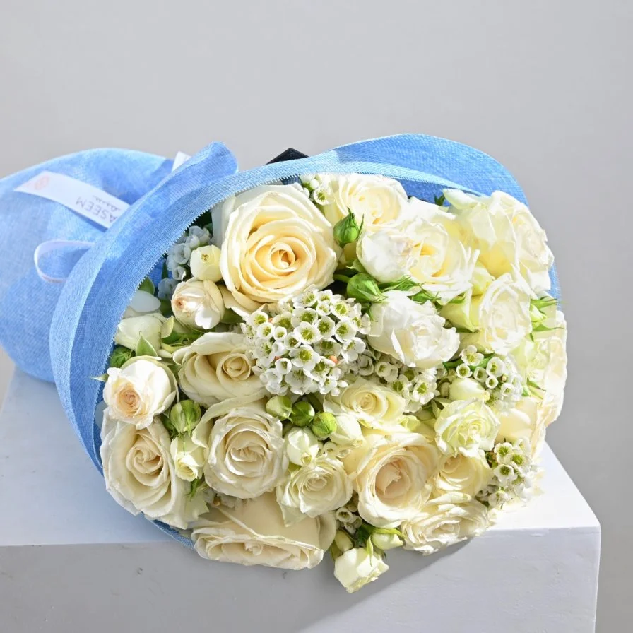 Calm roses bouquet