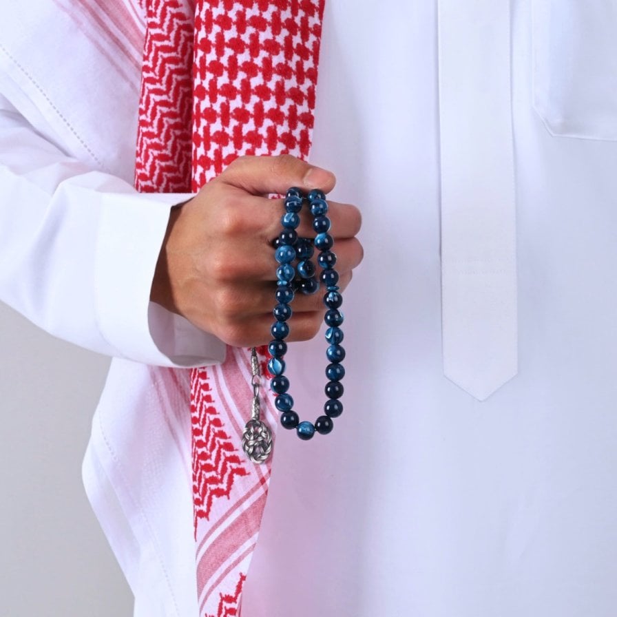 سبحة بكلايت تركواز مخلوط | لُباب