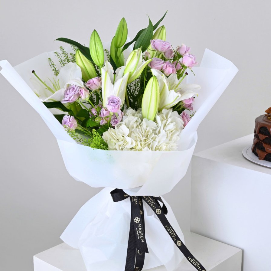 كيكة النوتيلا من لافيفيان 2026 | مع باقة ورد خلابة