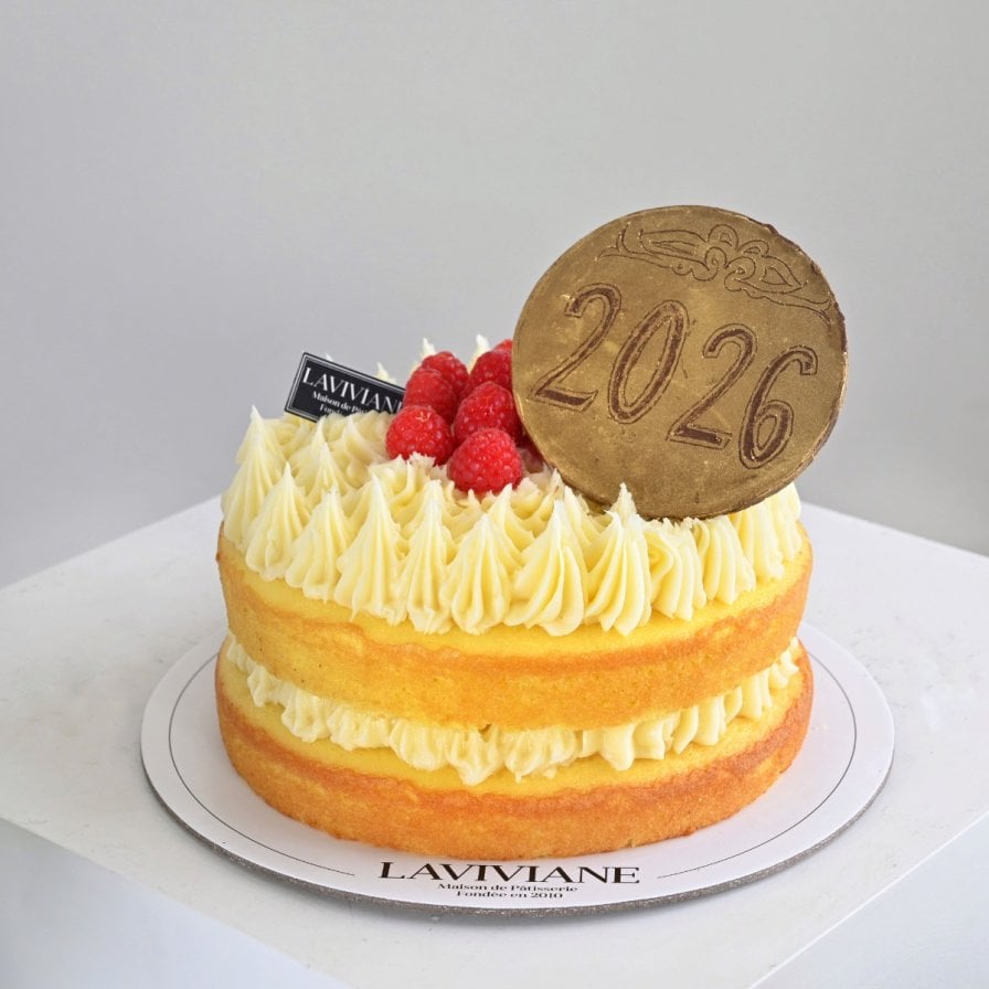 كيكة الليمون 2026 من لافيفيان | مع الورد الأبيض