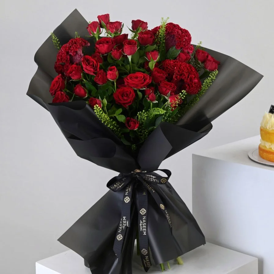 كيكة الليمون 2026 من لافيفيان | مع باقة ورد حمراء