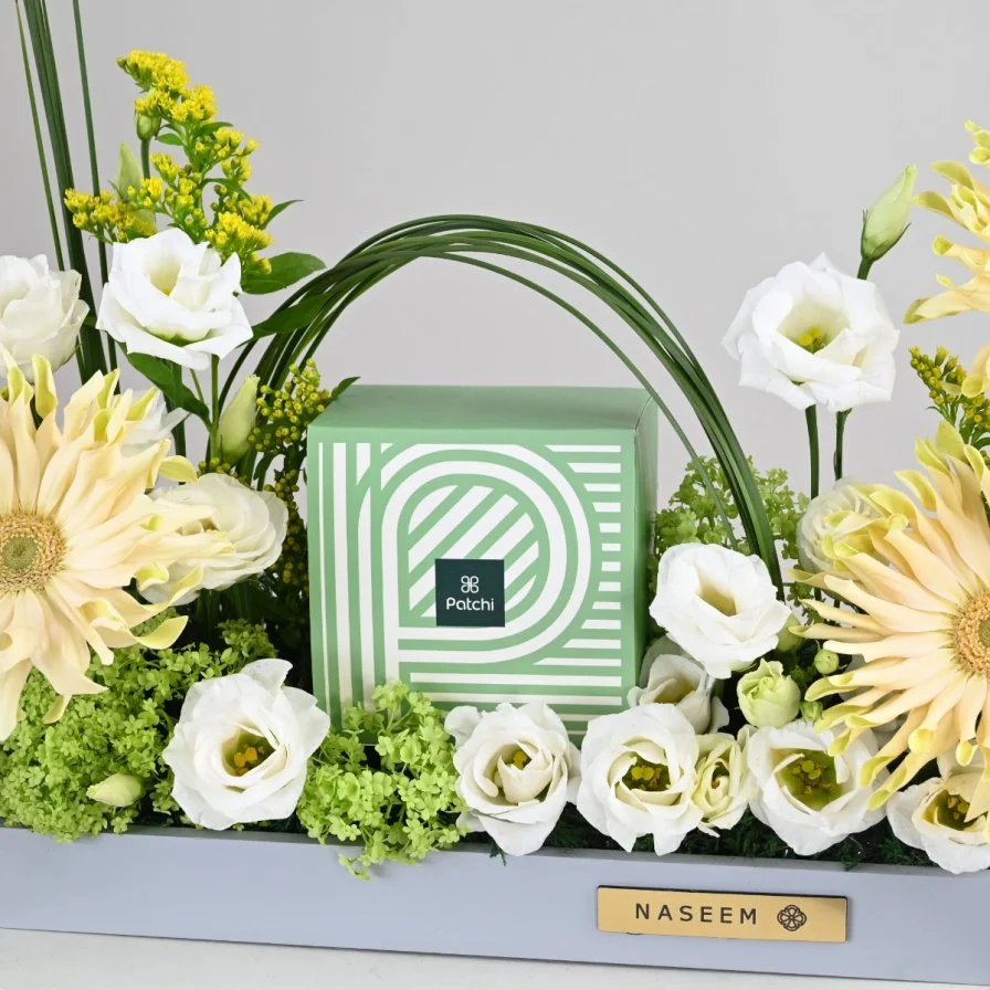 Gerbera & Eustoma Arrangement | Patchi Chocolate