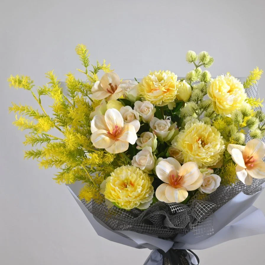 باقة ورد صناعي | الهدوء