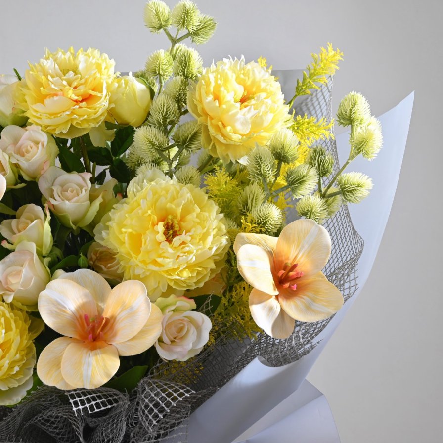 باقة ورد صناعي | الهدوء