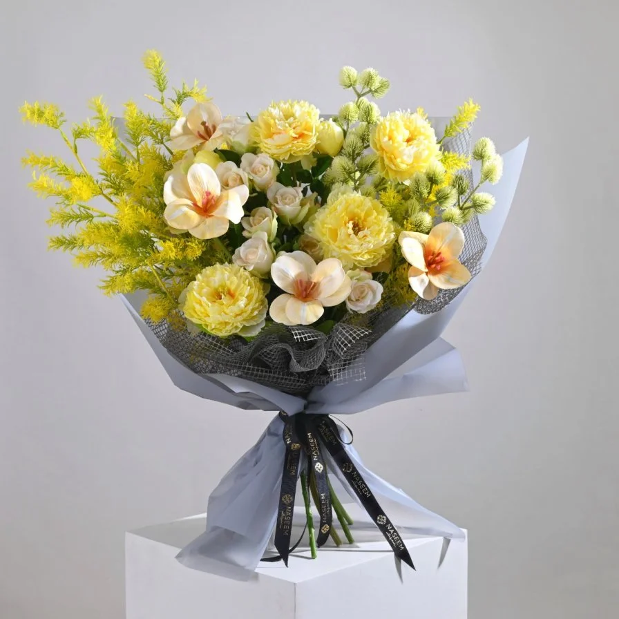 باقة ورد صناعي | الهدوء