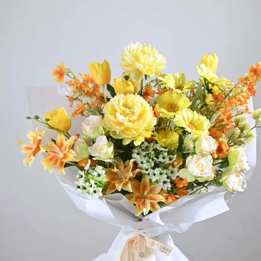 باقة ورد صناعي | همس الغروب