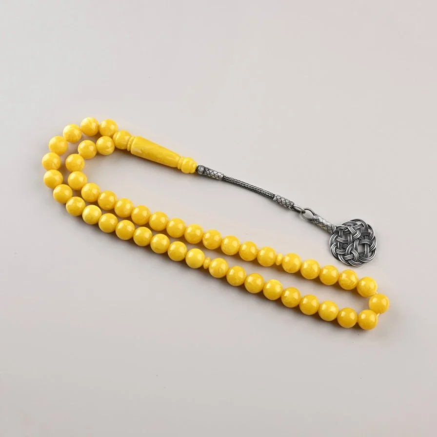 سبحة بكلايت أصفر مخلوط | من لُباب