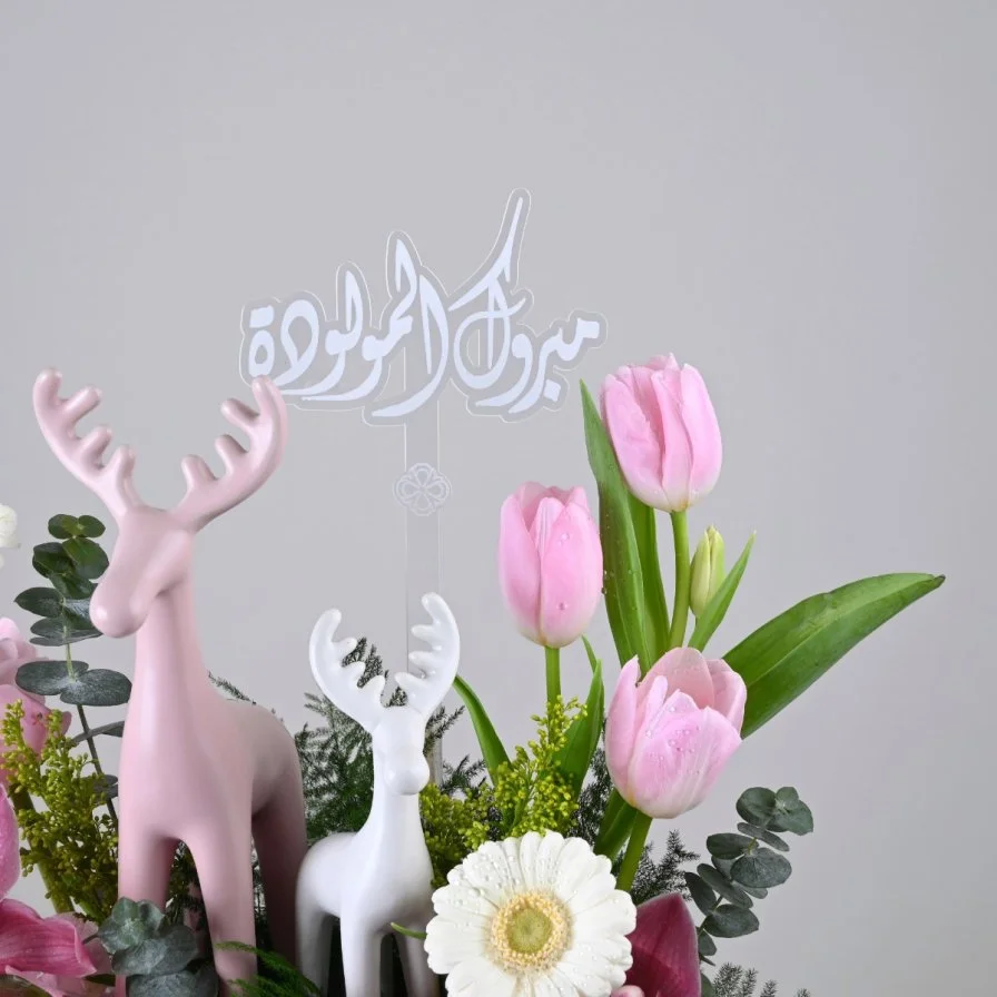 Little Deer Bloom | Baby Girl Gift