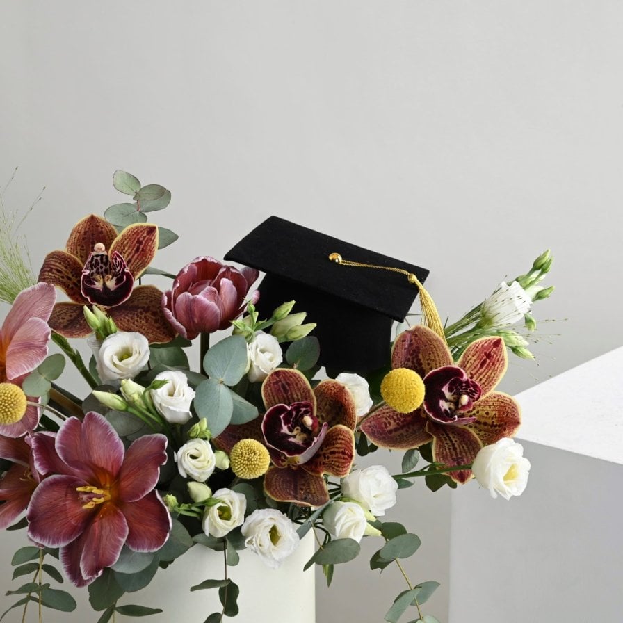 تنسيق بوكس التخرج | ابيض