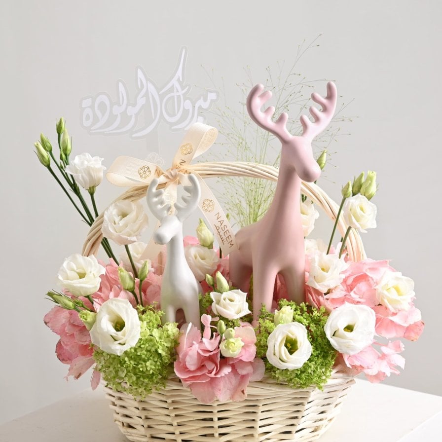 سلة نورتِ الدنيا للمولودة