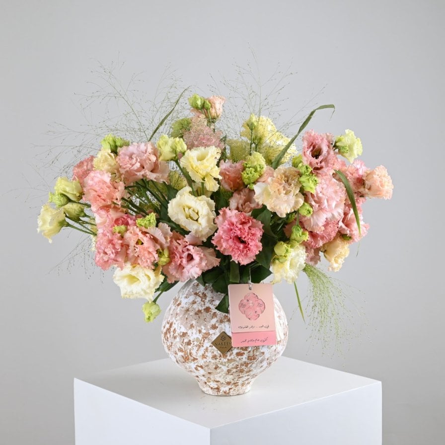 فازة زهور العيد