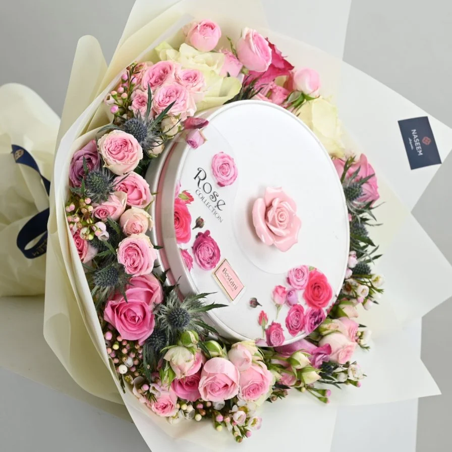 Boustani Rose Mix Flower Bouquet