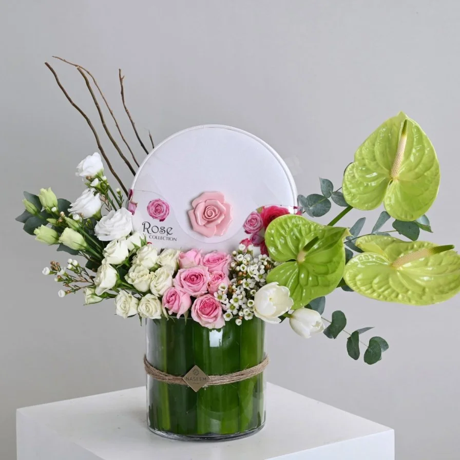 Boustani Rose Mix Flower Vase
