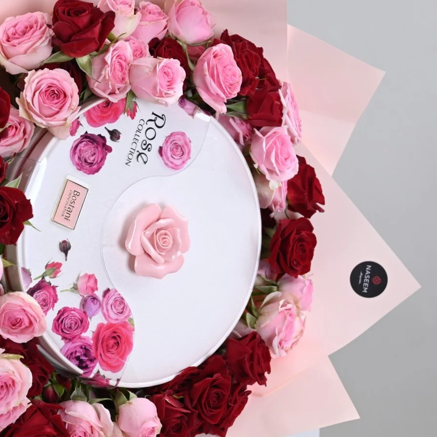 Boustani Rose Bouquet with Baby Rose