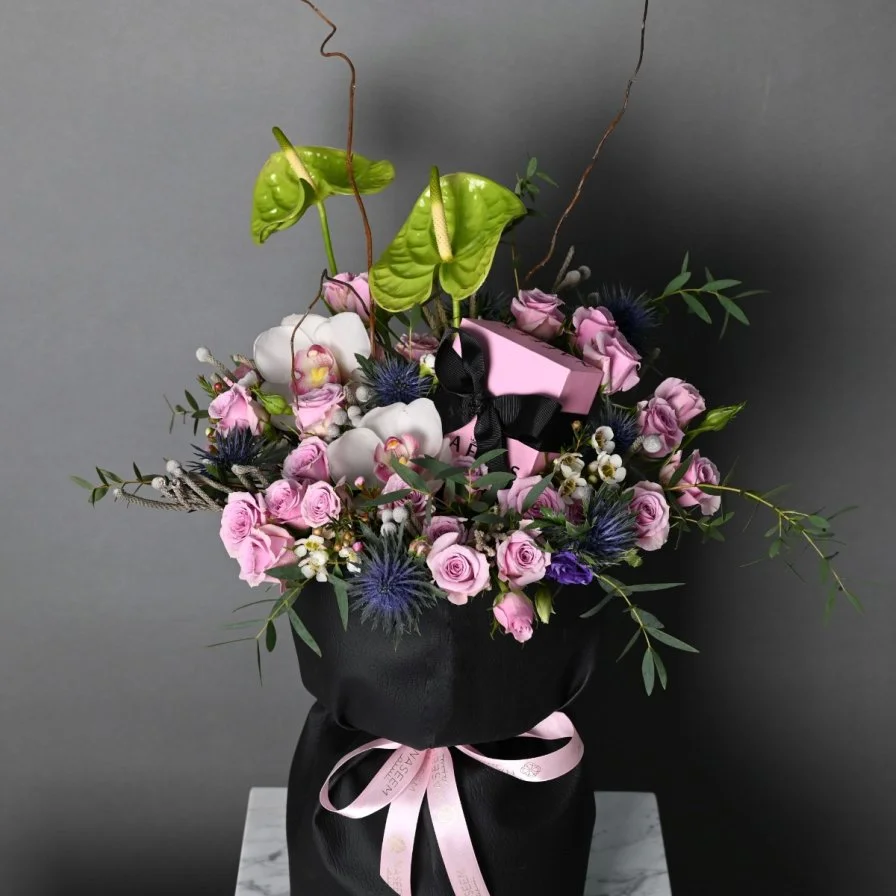 A bouquet of Nafees jewelry