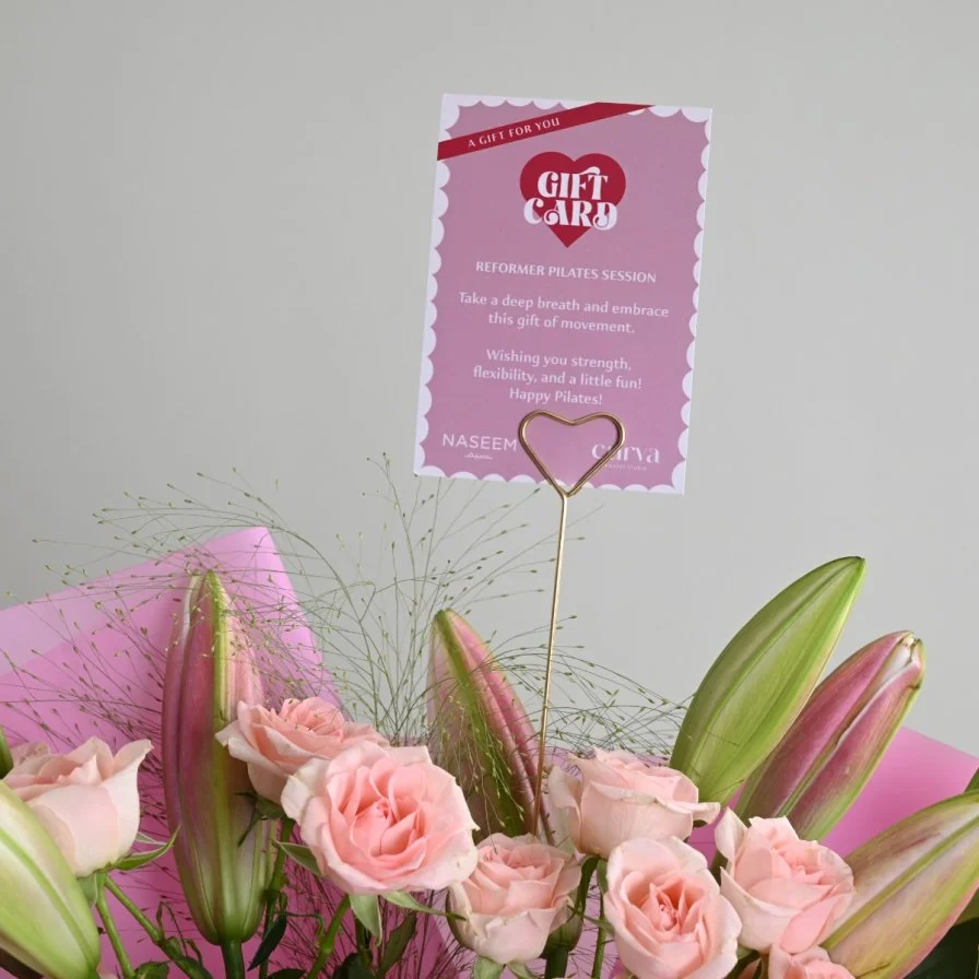 Pink Bouquet | With Pilates Gift Card