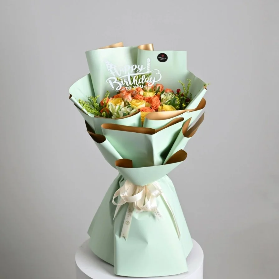Happy birthday flower bouquet