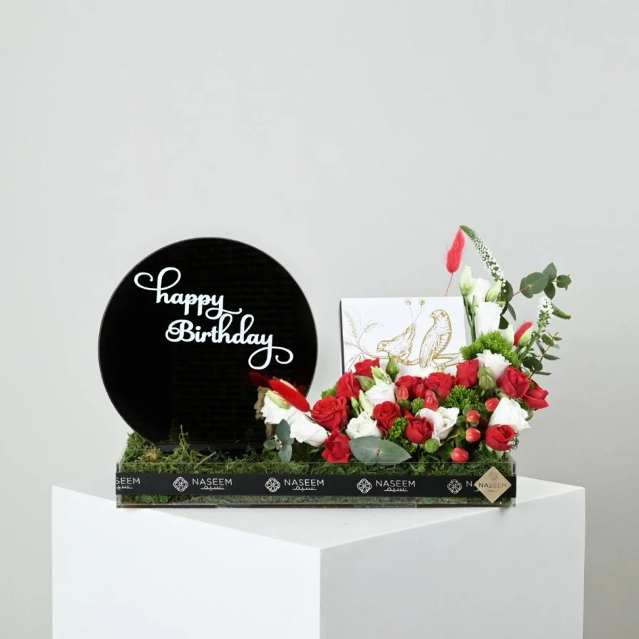 Arranging flowers to celebrate your birthday