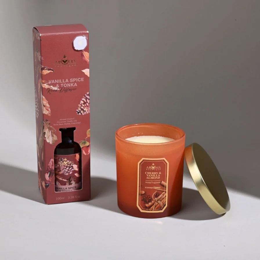 شمعة و ديفيوزر فاخر | أروما