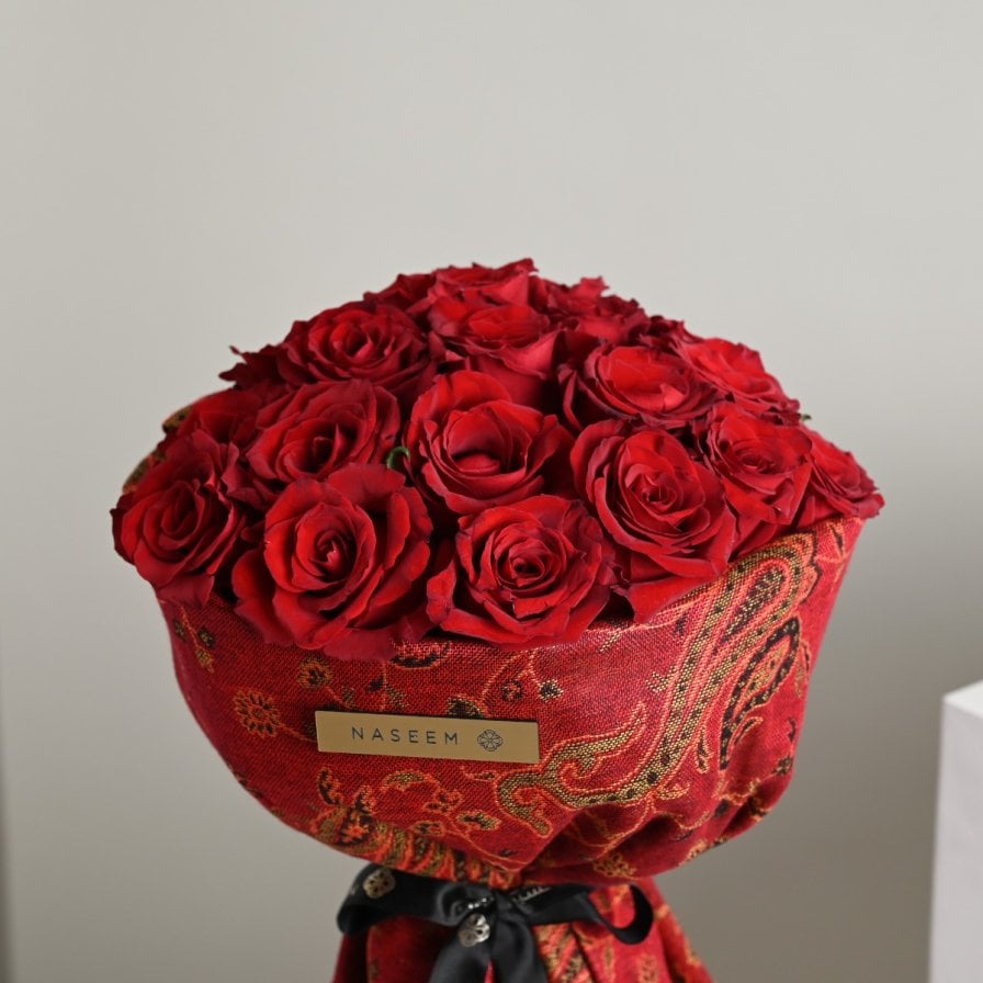 شال كشميري | جوري أحمر