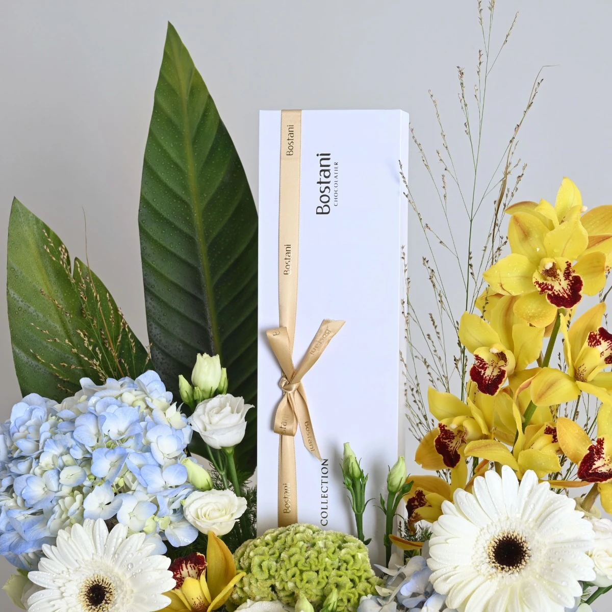 Lumière Vase with Bostani Chocolate