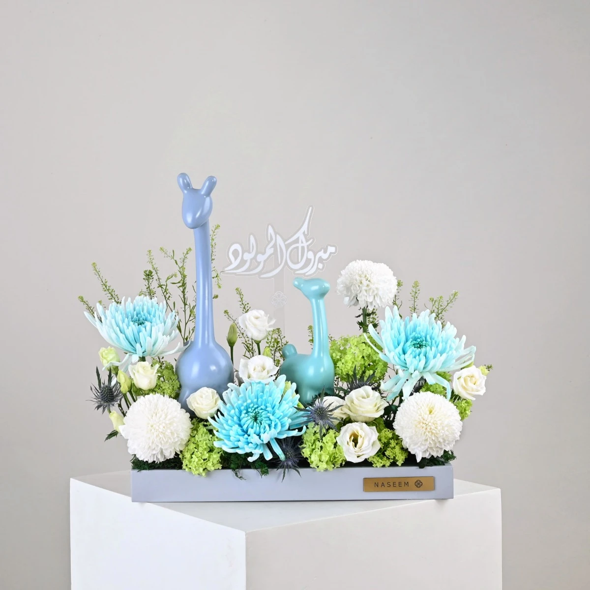 Blue Llama Bloom | هدية المولود