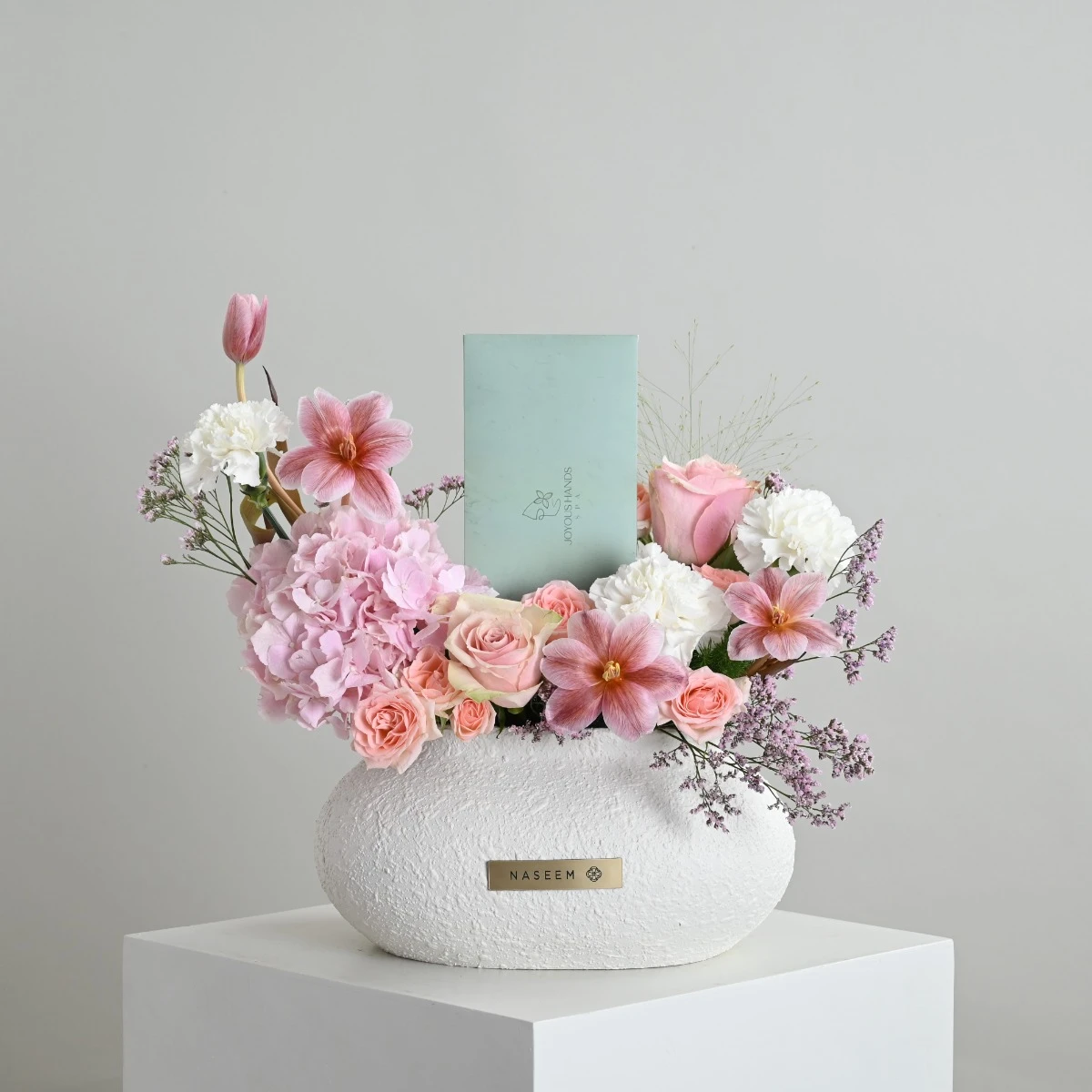 Elegant Vase | With Gift Card from Joyous Hands Spa