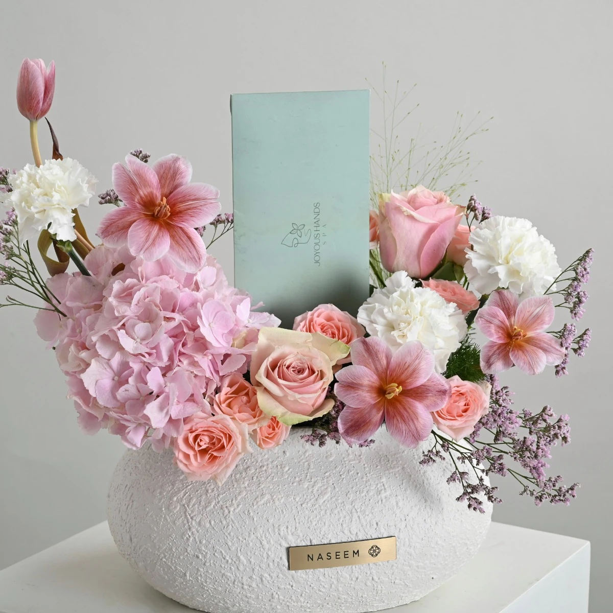 Elegant Vase | With Gift Card from Joyous Hands Spa